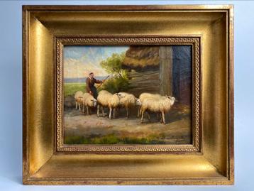 Olieverfschilderij - Jean Louis van Leemputten (1840-1922) beschikbaar voor biedingen
