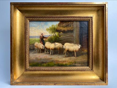 Olieverfschilderij - Jean Louis van Leemputten (1840-1922), Antiek en Kunst, Kunst | Schilderijen | Klassiek, Ophalen of Verzenden
