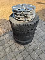 4 slim gemonteerde wintervelgen met originele wieldop, Ophalen, Velg(en)
