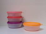 Tupperware Bol Espace - Ravier Frigo - 300 ml x 4 - Pastel, Rouge, Boîte, Enlèvement ou Envoi, Neuf