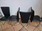 keukenstoelen, Huis en Inrichting, Stoelen, Ophalen, Gebruikt, Zwart, Vier