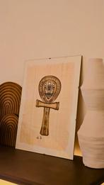 Papyrus égyptien peint à la main — Ankh & Scarab, Enlèvement ou Envoi