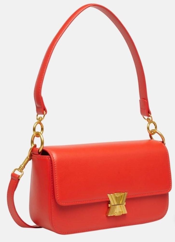 Rode schoudertas “Alice” Kassandre Paris, Handtassen en Accessoires, Tassen | Schoudertassen, Nieuw, Overige merken, Rood, Leer