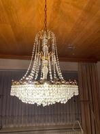 kristalglazen kroonluchter incl lampen, Huis en Inrichting, Ophalen, Gebruikt