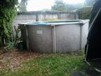 Piscine hors sol rond ca.4m, mur en métal, H 1,2m + acc., 300 cm ou plus, Rond, Enlèvement, Utilisé