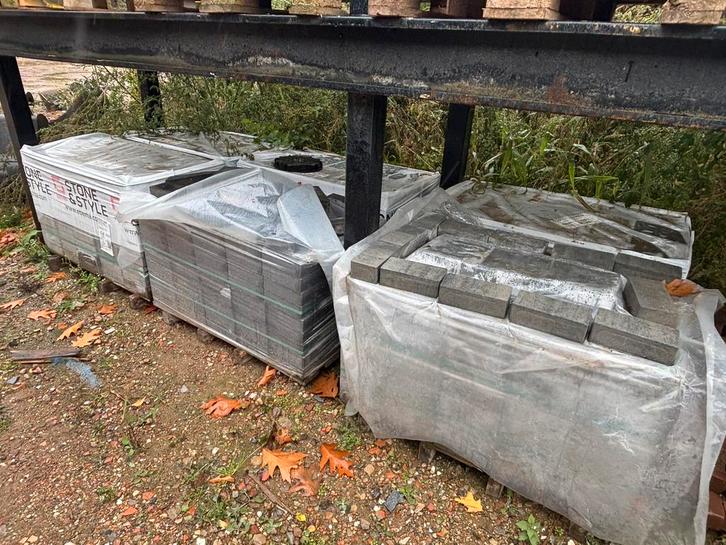 NIEUWE klinkerresten te koop, Tuin en Terras, Tegels en Klinkers, Nieuw, Klinkers, Beton, 5 tot 10 m², Ophalen