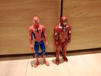 actiefiguren Spiderman en iron-man 30cm, Utilisé, Enlèvement ou Envoi