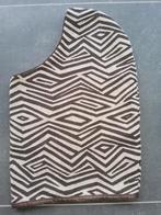 Écharpe double face en laine à motif - Jonathan Vandegae, Jonathan vandegaer, Enlèvement ou Envoi, Porté, Brun