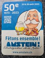 Uniek Jubileumviltje – 50 Jaar Amstein Biercultuur!, Ophalen of Verzenden, Nieuw, Viltje(s), Overige merken