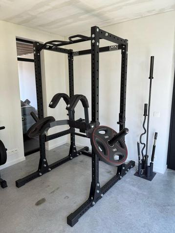 ATX Power Rack en accessoires, Ophalen, Benen, Krachtstation, Zo goed als nieuw
