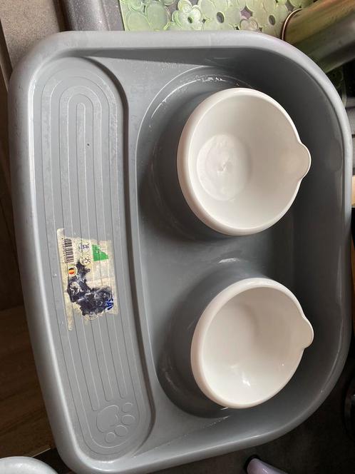 Kat eet bak, Dieren en Toebehoren, Kattenvoerbakken en Drinkbakken, Gebruikt, Ophalen