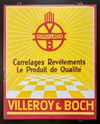 plaque émaillée VILLEROY & BOCH 1955 LUXEMBOURG emaillerie, Ophalen of Verzenden
