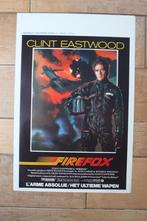 filmaffiche Clint Eastwood Firefox 1982 filmposter, Verzamelen, Posters, Rechthoekig Staand, Ophalen of Verzenden, Zo goed als nieuw