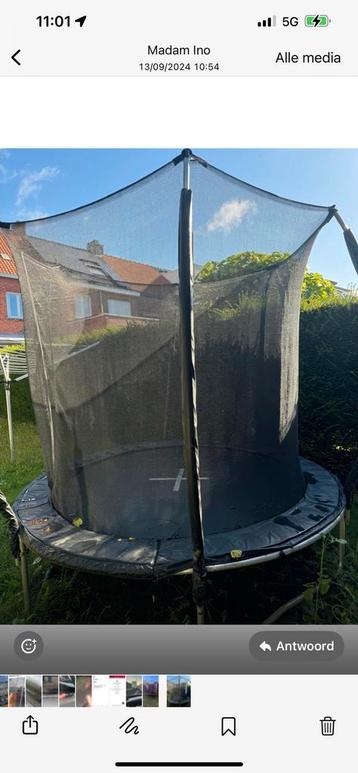 Te koop trampoline in perfecte staat. beschikbaar voor biedingen