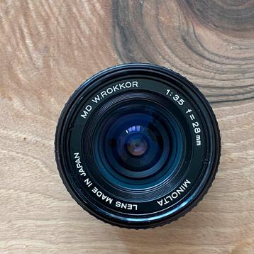 Minolta MD W.Rokkor 28mm f3.5* als nieuw beschikbaar voor biedingen