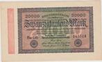 Billet Allemagne 20000 Mark - 1923 -Ba DB, Los biljet, Duitsland, Verzenden