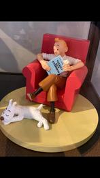 Tintin dans fauteuil et Milou Figurine Moiinsart+certificat, Collections, Personnages de BD, Tintin, Neuf