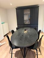 Eettafel, Huis en Inrichting, Tafels | Eettafels, Ophalen, Vijf personen of meer, Ovaal, 100 tot 150 cm