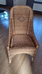 Rieten zetel, Huis en Inrichting, Zetels | Zetels, Ophalen, Gebruikt, Eenpersoons, Minder dan 75 cm