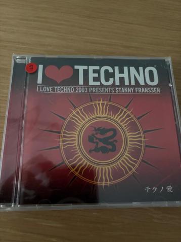 cd - I love techno - 2003 presents Stanny Franssen beschikbaar voor biedingen
