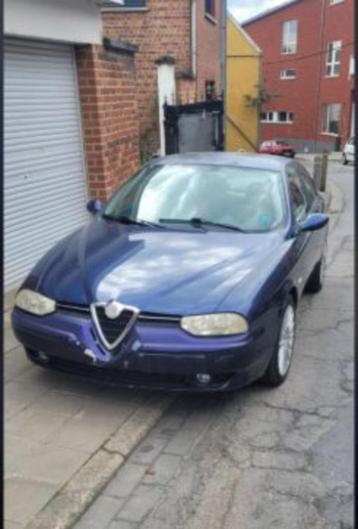 alfa romeo 156 1.9 jtd, Auto's, Alfa Romeo, Voorwielaandrijving, 4 deurs, Beige, Blauw