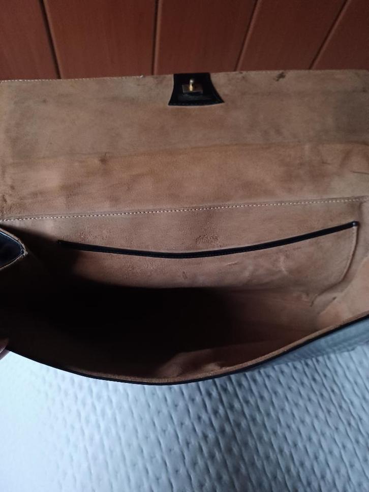 DELVAUX Vintage zwarte tas met logo, Handtassen en Accessoires, Tassen | Damestassen, Zwart, Verzenden