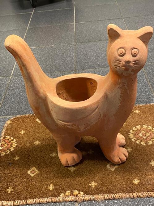 Chat Pot Terracotta Italie Jardinière Maginifique !!, Tuin en Terras, Bloempotten, Terracotta, Binnen, Ophalen