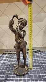 Bronzen beeld van een jongen, Ophalen of Verzenden, Brons