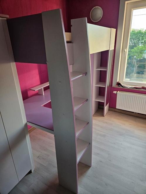 Lit bureau et garde robe, Kinderen en Baby's, Kinderkamer | Stapelbedden en Hoogslapers, Zo goed als nieuw, Ophalen