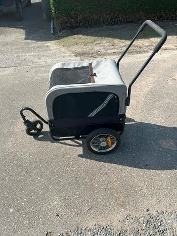 Honden fiets kar, Fietsen en Brommers, Ophalen, Gebruikt, Hondenkar