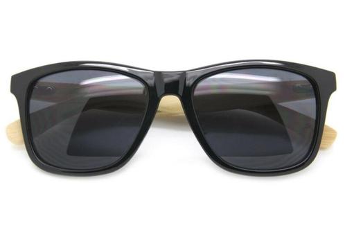 Nog nieuwe  Bamboe vierkante mannen zonnebril, Handtassen en Accessoires, Zonnebrillen en Brillen | Heren, Nieuw, Zonnebril, Overige merken