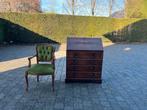 Engelse secretaire + stoel, Ophalen, Gebruikt