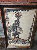 Vintage poster James Thiriar Guérier rond 1950, Ophalen