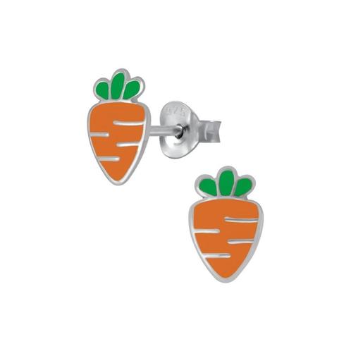 Zilveren kinderoorstekers wortel - OP=OP - TOT. UITVERKOOP!, Handtassen en Accessoires, Kindersieraden, Nieuw, Oorbellen, Ophalen of Verzenden
