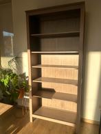 Grote bruine boekenkast, Ophalen, Met plank(en), Gebruikt, 50 tot 100 cm