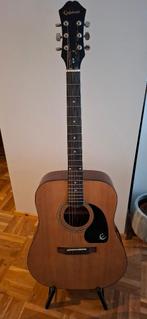 Epiphone DR-100 Natural + gitaarstatief en handboek, Muziek en Instrumenten, Snaarinstrumenten | Gitaren | Akoestisch, Ophalen