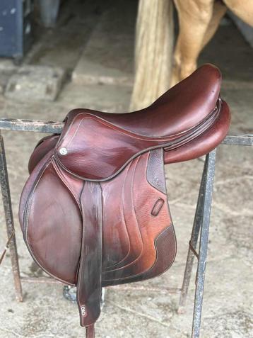 Selle cwd 2019 quartier 2a taille 17 doublé veau, Enlèvement, Utilisé, Obstacle