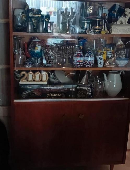 ✓PRACHTIGE SCANDINAVISCHE ? MEUBELS VINTAGE VITRINE Goed sta, Antiek en Kunst, Antiek | Meubels | Kasten, Ophalen