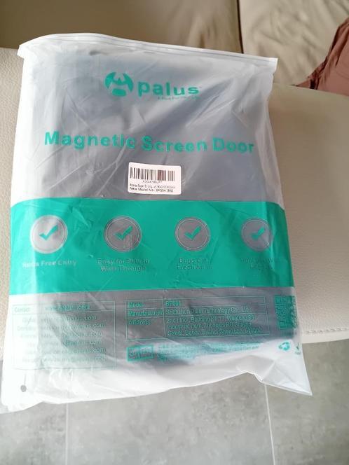 Moustiquaire Magnétique Pour Porte, Doe-het-zelf en Bouw, Deuren en Vliegenramen, Nieuw, Buitendeur, 200 tot 215 cm, 80 tot 100 cm