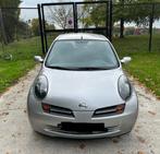 Nissan micra automaat/benzine/lage km/airco/blanco gekeurd, Auto's, Zwart, Micra, 5 zetels, Particulier