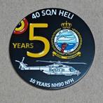 40SQN Heli Koksijde 50Years 1974-2024 Coin, Verzamelen, Ophalen of Verzenden, Luchtmacht, Embleem of Badge