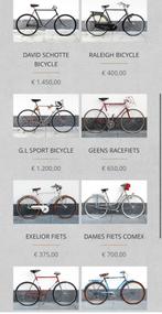 Vintage fietsen , Groene Leeuw, David Schotte, pathracer, Fietsen en Brommers, Ophalen