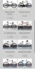 Vintage fietsen , Groene Leeuw, David Schotte, pathracer, Fietsen en Brommers, Fietsen | Oldtimers, Ophalen