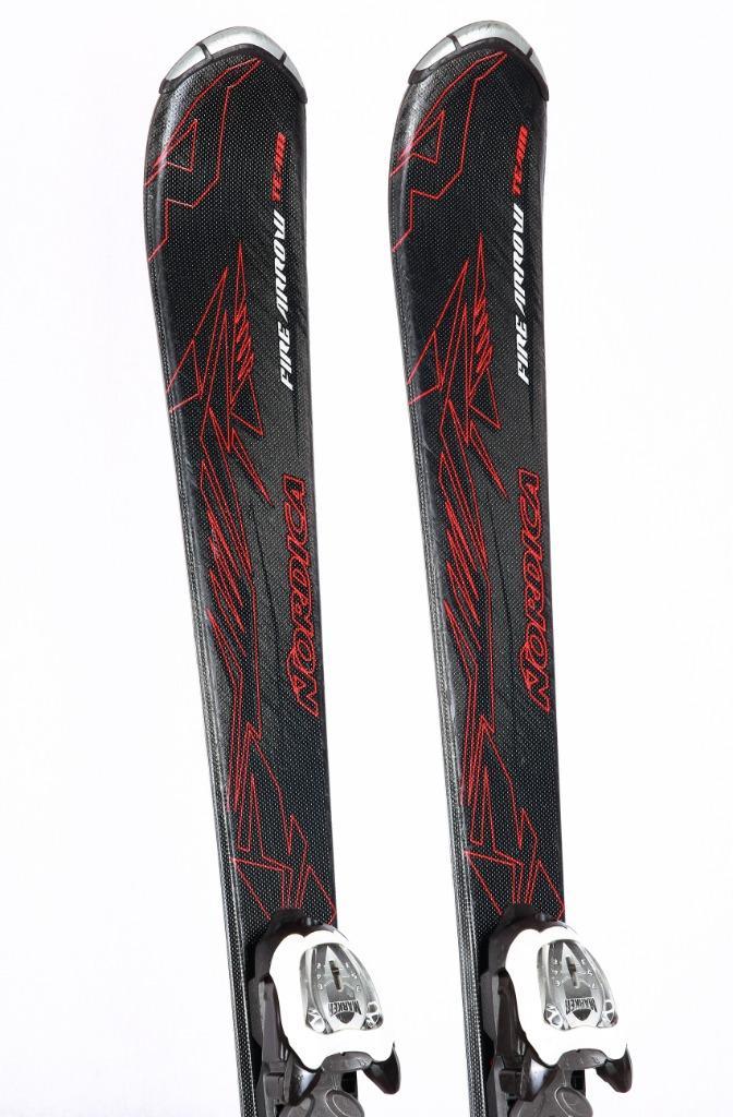 130 kinder ski's NORDICA FIRE ARROW TEAM, red/black, Sport en Fitness, Skiën en Langlaufen, Gebruikt, Ski's, Ski, Nordica, Carve