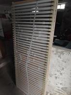 2 lattenbodems, Comme neuf, Sommier, 200 cm, Enlèvement
