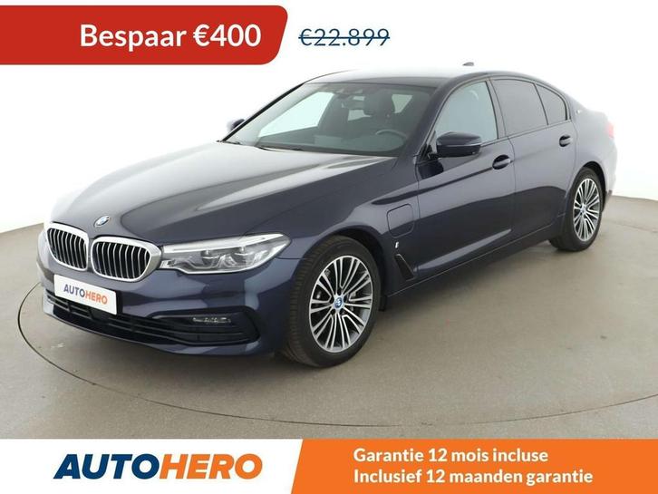 BMW 5 Serie 530 530e Sport Line (bj 2018, automaat), Auto's, BMW, Te koop, 5 Reeks, 360° camera, ABS, Achteruitrijcamera, Adaptive Cruise Control