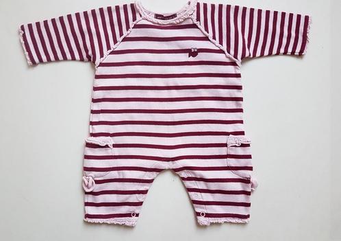 WEEK-END A LA MER - Combinaison rose lignée rouge - T.3 mois, Enfants & Bébés, Vêtements de bébé | Taille 62, Utilisé, Fille, Ensemble