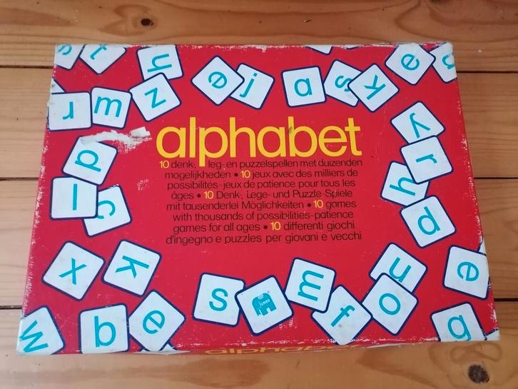 Jumbo Alphabet – vintage educatief letterspel, Antiek en Kunst, Antiek | Speelgoed, Ophalen