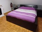 IKEA HOPEN Tweepersoons Bed 140 x 200 kleur zwart, Ophalen, Zwart, Tweepersoons, 140 cm