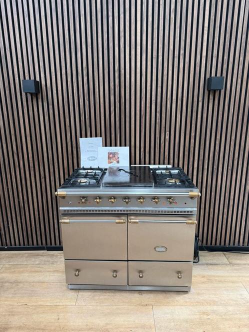 Mooie Rvs messing Lacanche Fornuis 100 cm (Gratis bezorgen), Tuin en Terras, Pizzaovens, Zo goed als nieuw, Ophalen of Verzenden